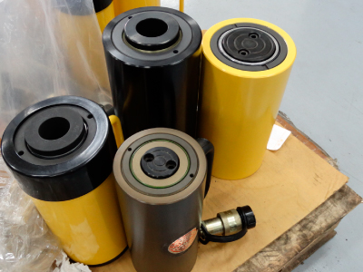 hollow plunger cylinders, lifting products, bottle jack, plunger cylinder, hollow hydraulic cylinder